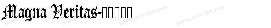 Magna Veritas字体转换